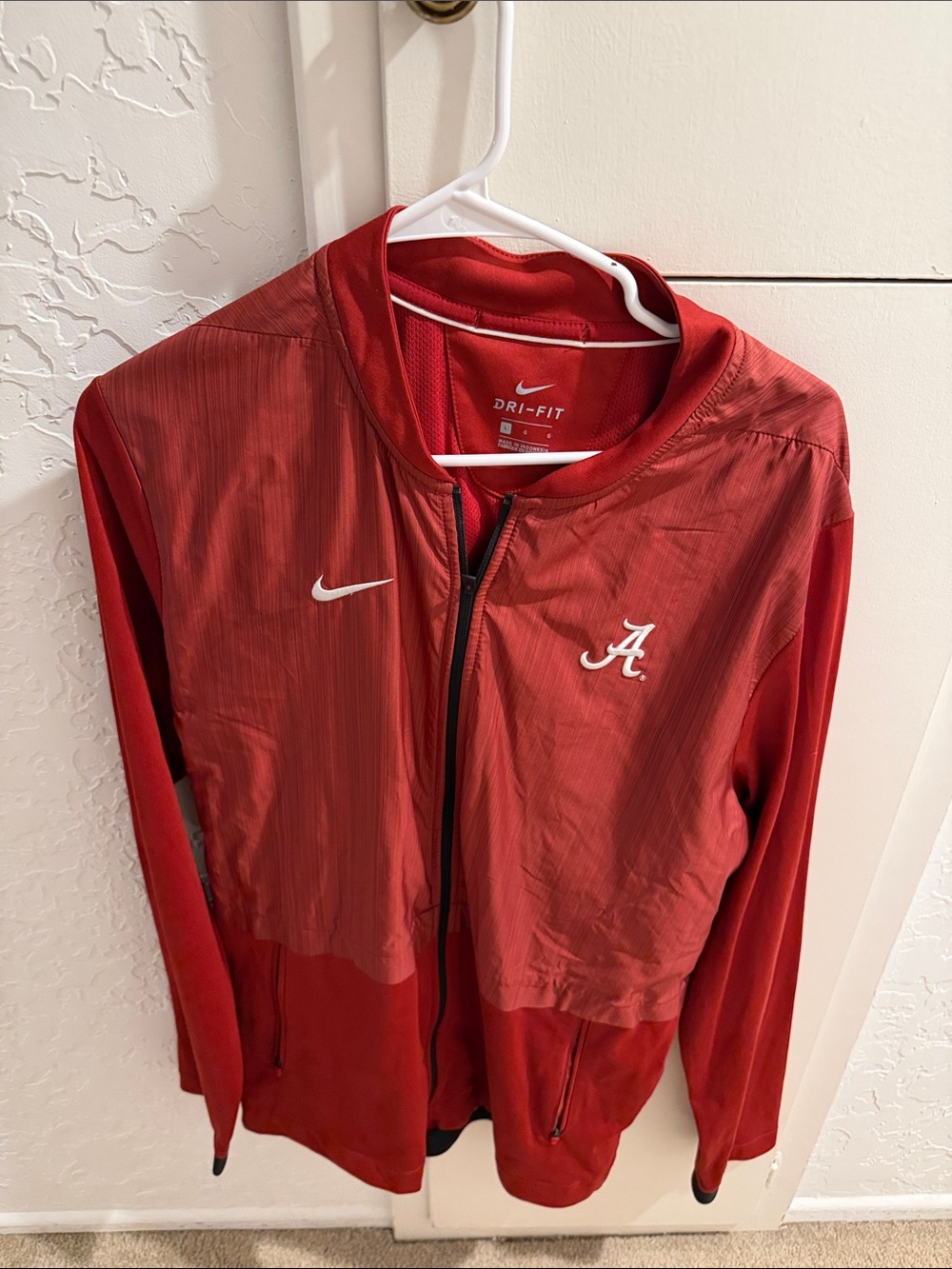 Nike Red Alabama Dri-FIT Varsity Jacket